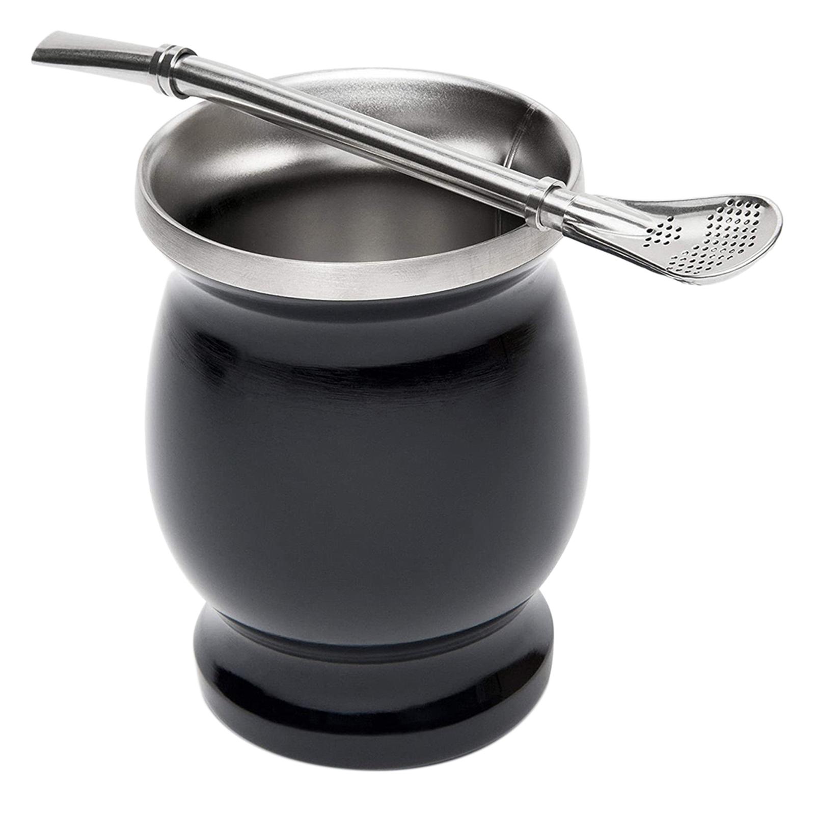 Coffee Tea Spoon - Taza de Acero Inoxidable de Doble
