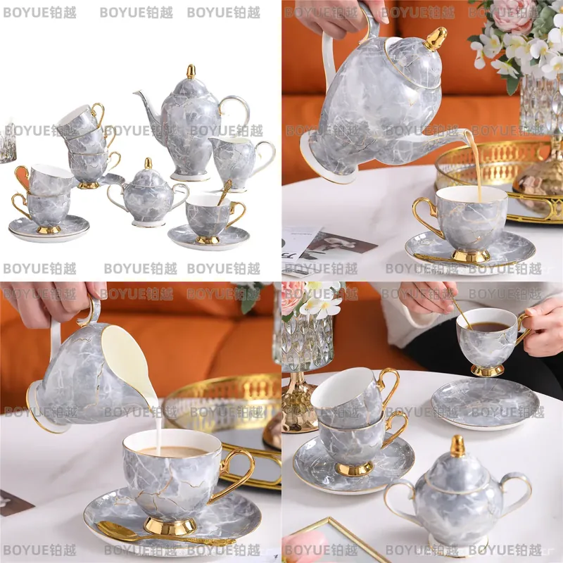 Coffee Tea Box - Juego de Taza y Platillo de