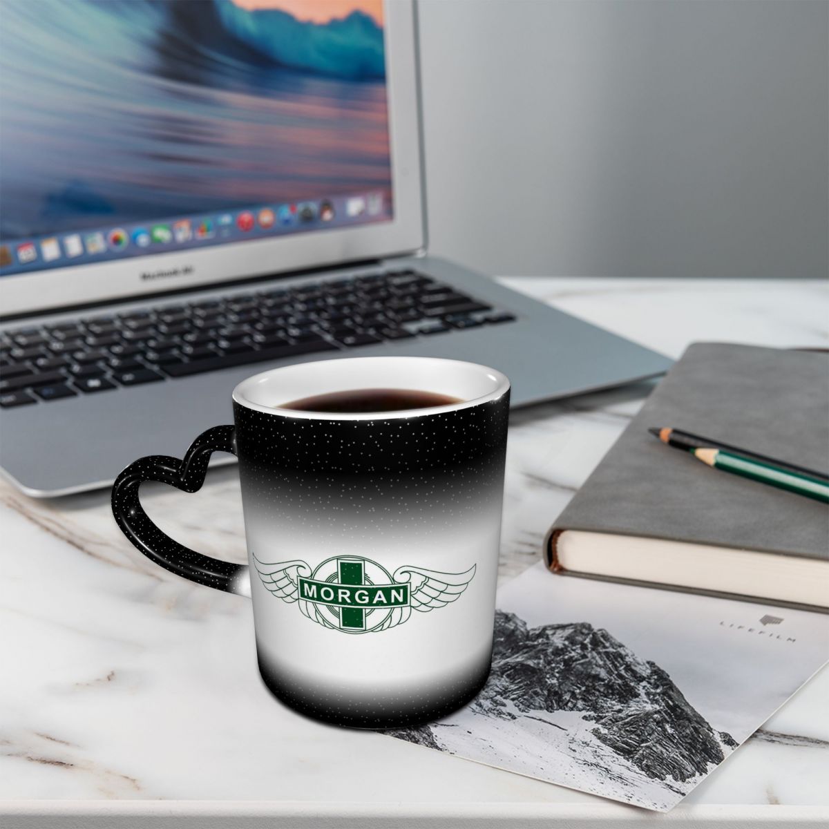 Coffee Tea And Company - Taza de la empresa Morgan Motor
