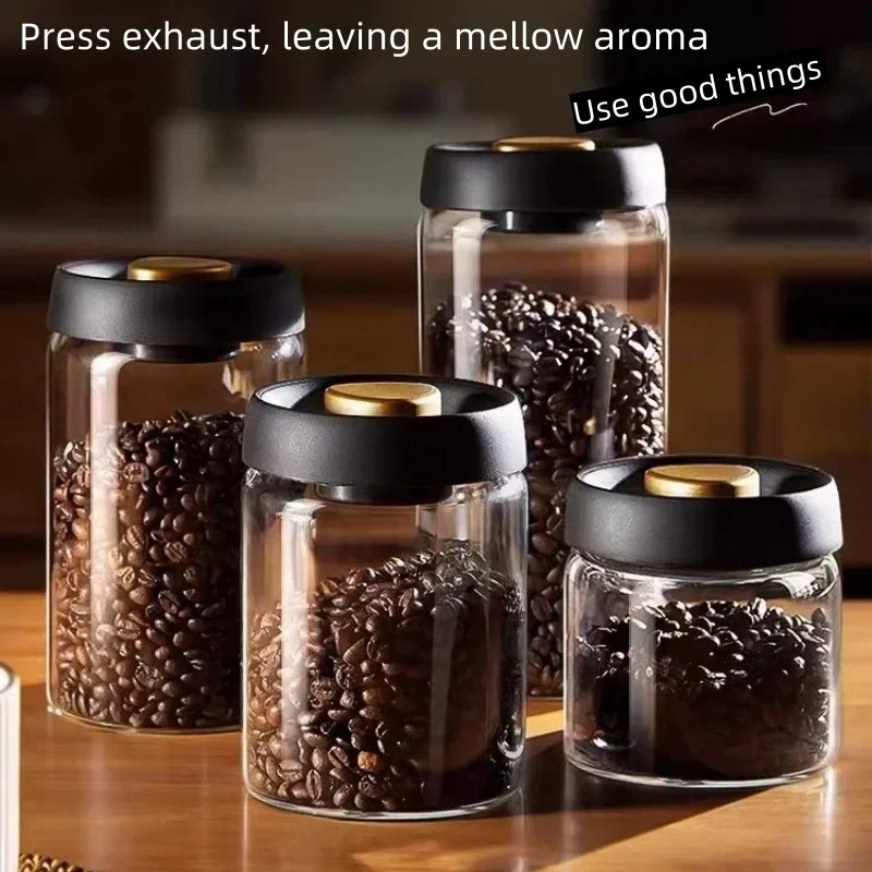 Coffee Tea Box - Tarro de café sellado al vacío