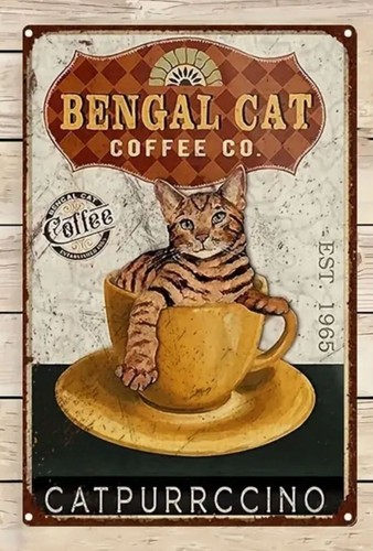 Coffee Tea And Company - Bengal Cat Coffee Company Catpurrccino Gato