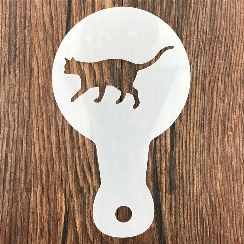 Coffee Stencil Art - Plantillas de plástico para café Latte