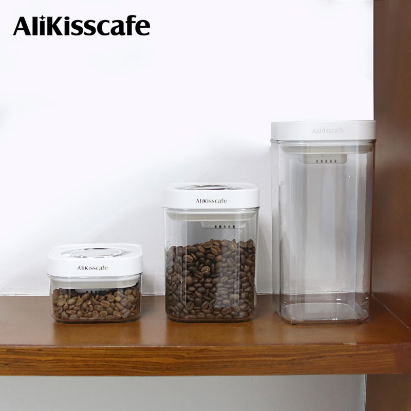 Coffee Tea Bean - AliKisscafe-contenedor de almacenamiento de granos de