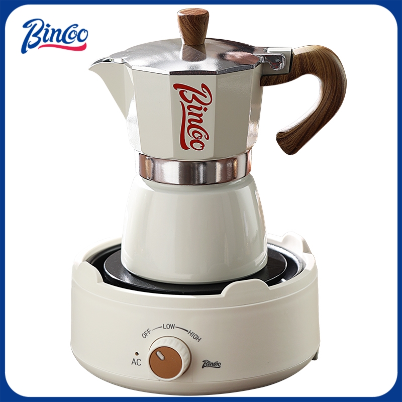 Coffee Tea Chocolate - Bincoo Moka Pot y Estufa Eléctrica