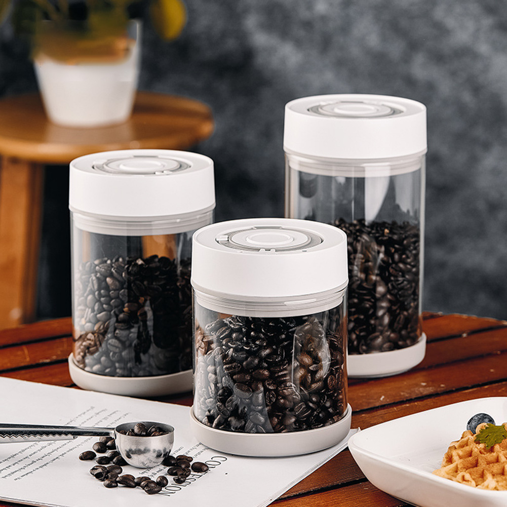 Coffee Tea Bean - Tarro de vidrio a prueba de