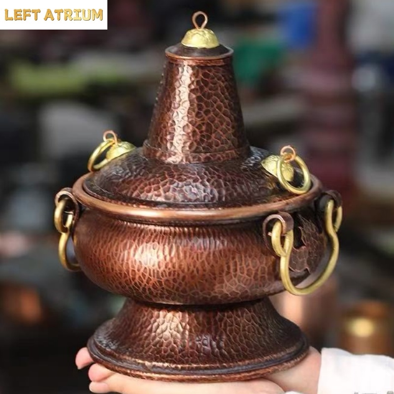 Coffee Tea Box - Recipiente Multifuncional de Cobre Puro Hecho