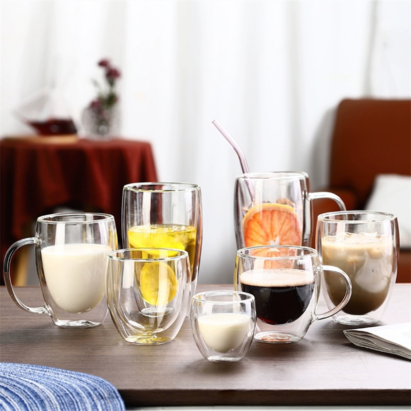 Lemon Tea Coffee - Taza de vidrio de borosilicato con