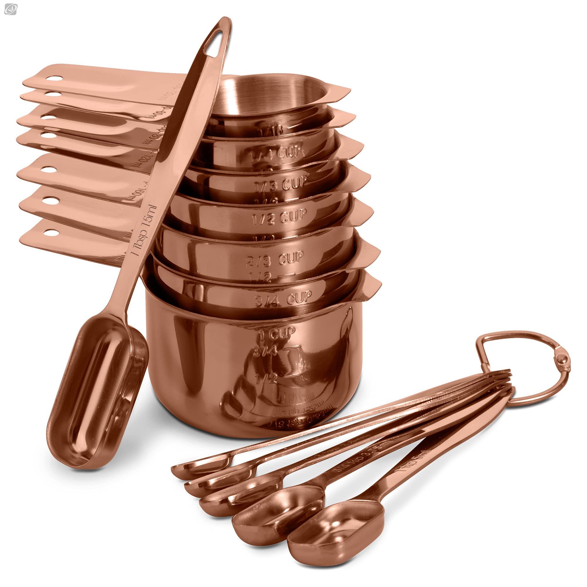 Coffee Tea Spoon - Juego de cucharas medidoras de acero