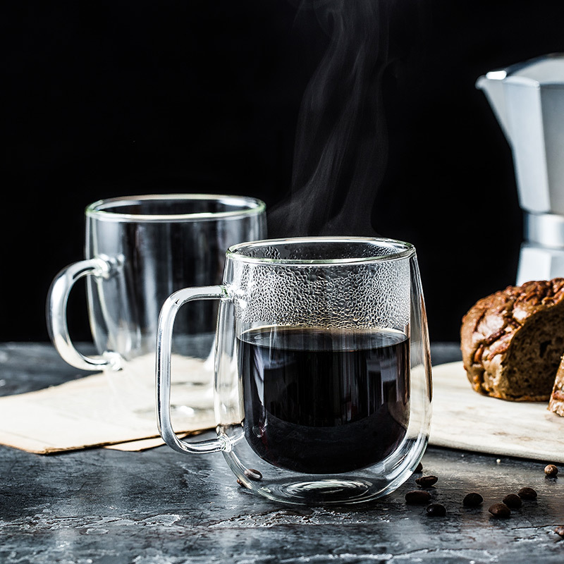 Taza de vidrio de doble pared  - Lemon Tea Coffee reseña y precio