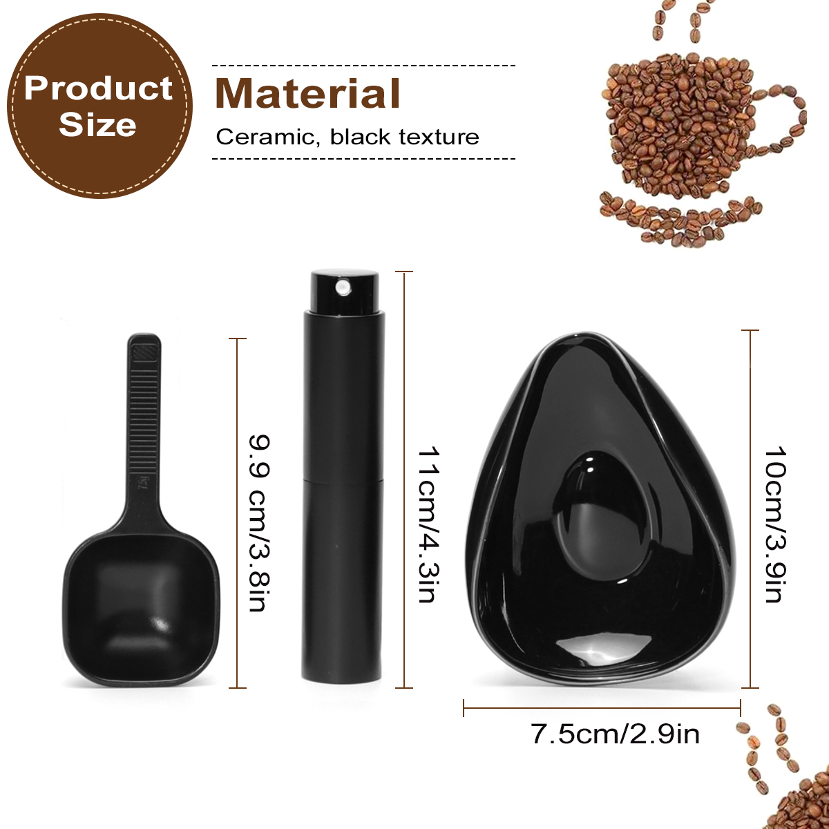 Juego de taza y cuchara dosifi - Coffee Or Tea Please reseña y precio