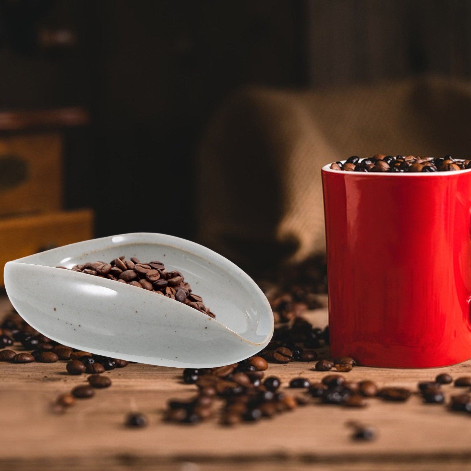Bandeja de cerámica para grano - Coffee Tea Bean reseña y precio
