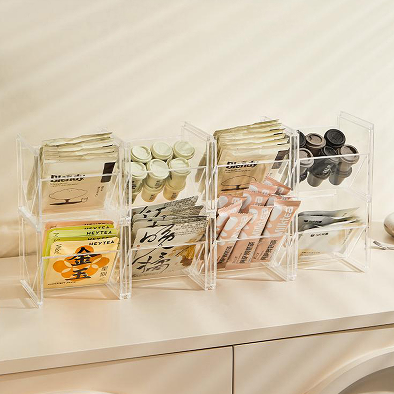 Organizador vertical apilable  - Coffee Tea Box reseña y precio