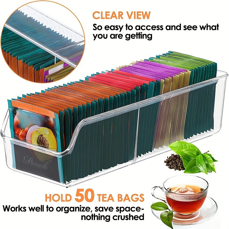 Caja organizadora transparente - Coffee Tea Box reseña y precio