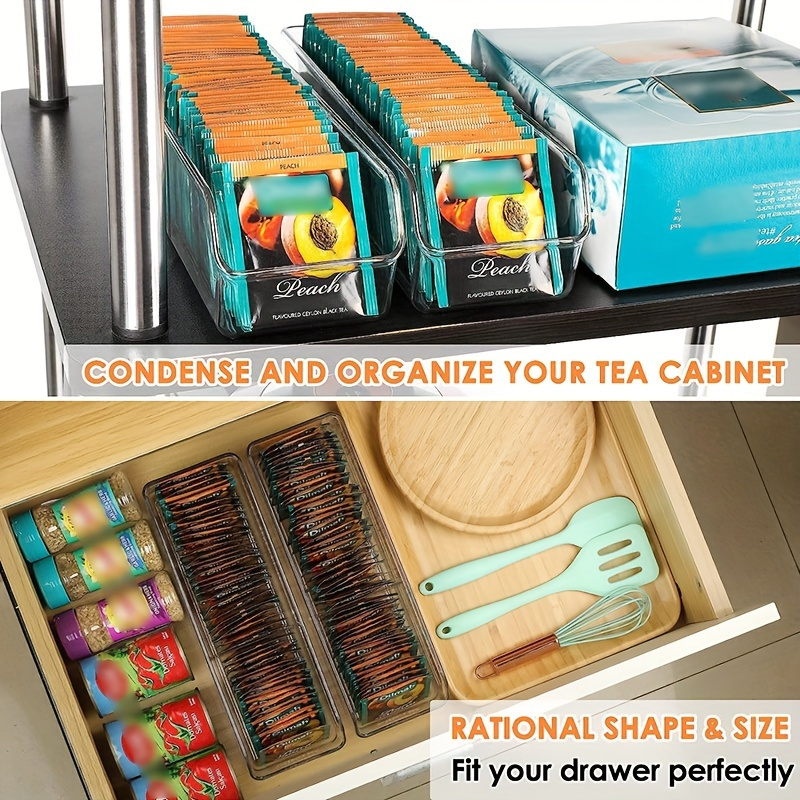 Caja organizadora transparente - Coffee Tea Box reseña y precio
