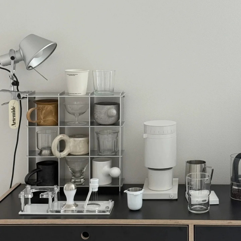 Estante Minimalista de Alumini - Coffee Tea Stand reseña y precio