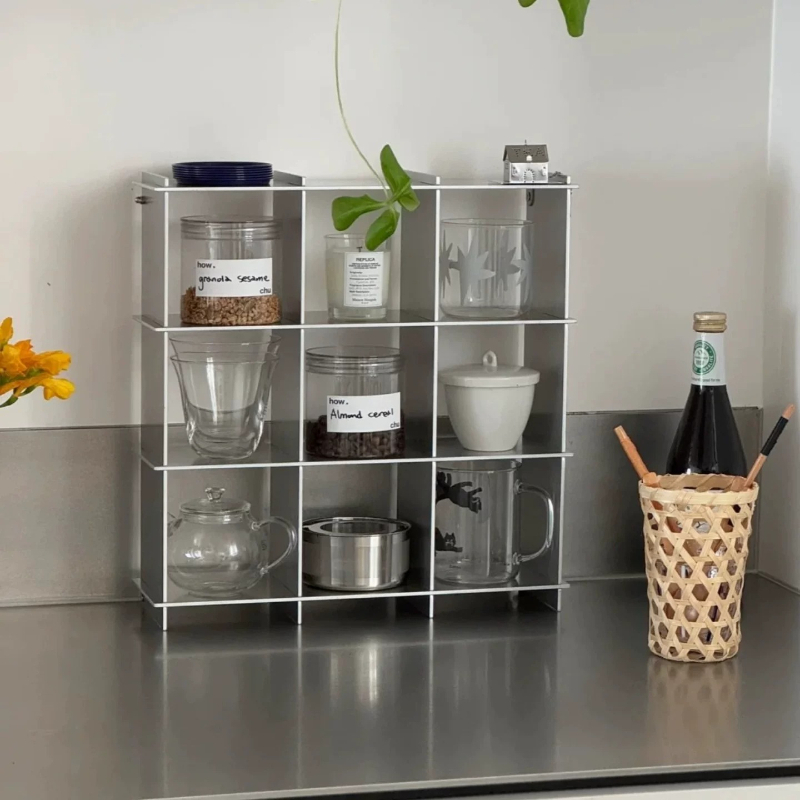 Estante Minimalista de Alumini - Coffee Tea Stand reseña y precio