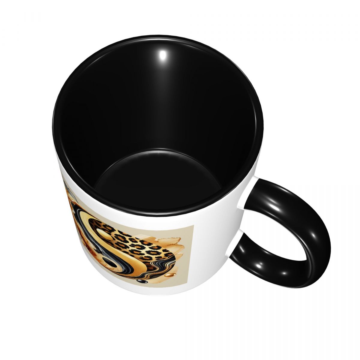Taza de Cerámica con Diseño de - Coffee Tea Yin Yang reseña y precio