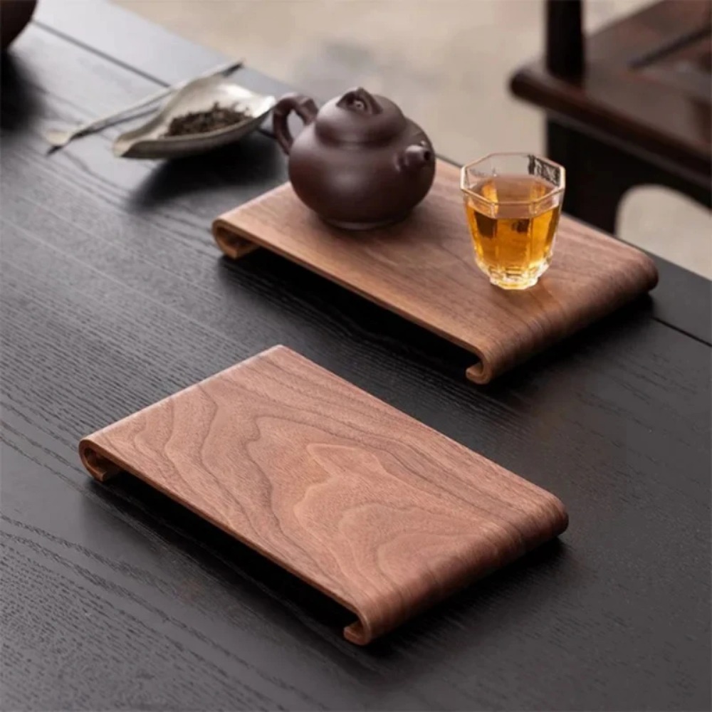 Bandeja de madera para té y ca - Coffee Tea Stand reseña y precio