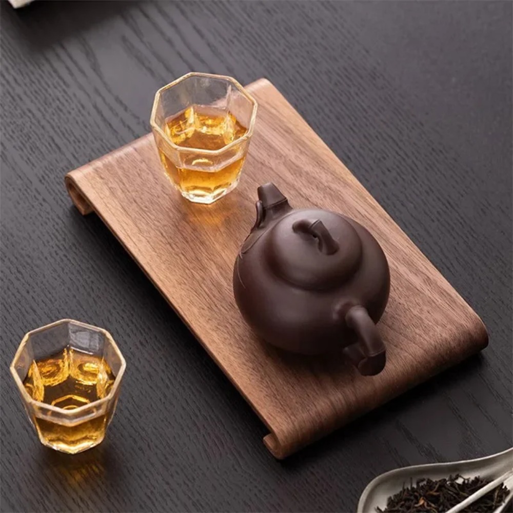 Bandeja de madera para té y ca - Coffee Tea Stand reseña y precio