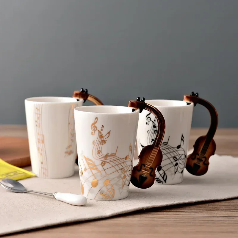 Novedad, taza de nota musical, - Lemon Tea Coffee reseña y precio