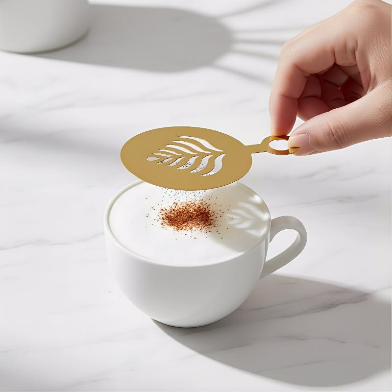 Juego de 4 Plantillas de Acero - Coffee Stencil Art reseña y precio