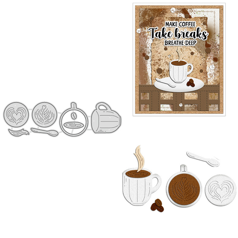 Troqueles de corte de metal y  - Coffee Stencil Art reseña y precio