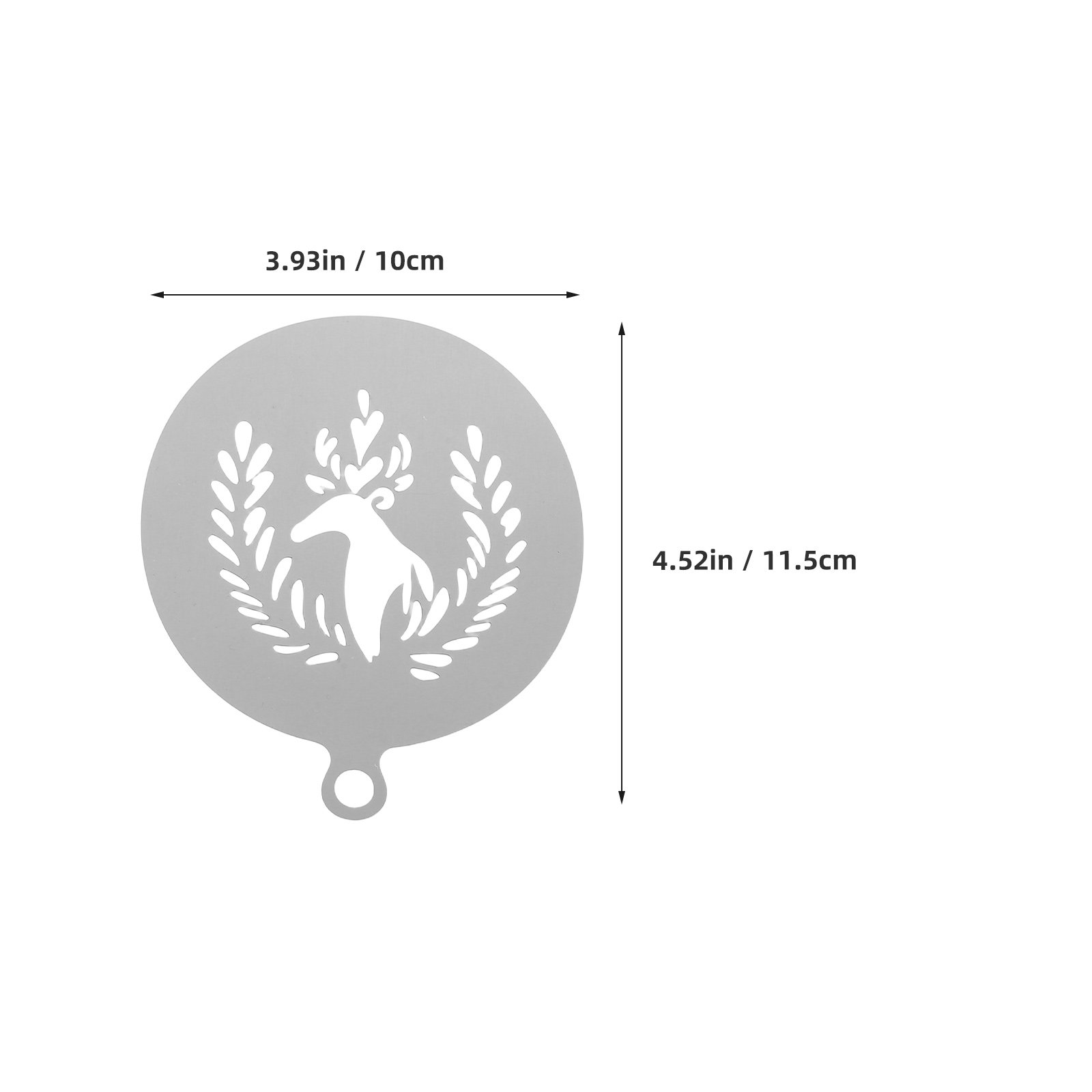 4 Plantillas de Acero Inoxidab - Coffee Stencil Art reseña y precio