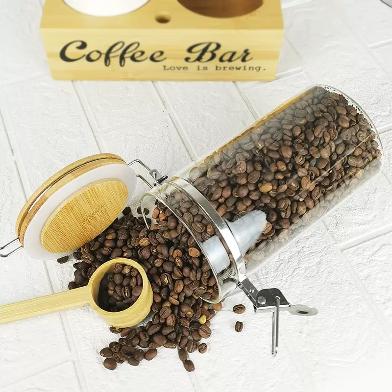 Frascos de almacenamiento de c - Coffee Tea Bean reseña y precio