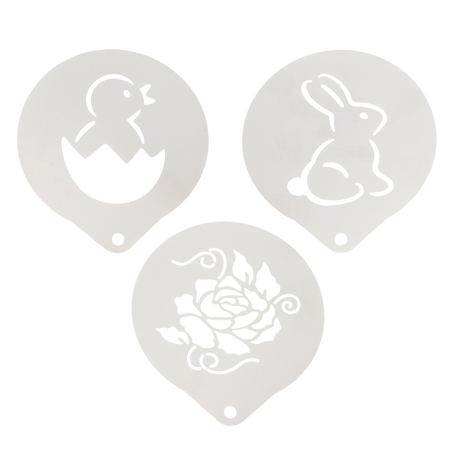 Juego de 3 Plantillas de Acero - Coffee Stencil Art reseña y precio