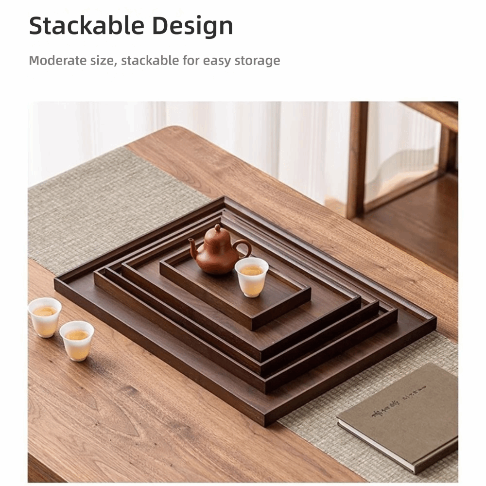 Bandeja Decorativa de Bambú Na - Coffee Tea Stand reseña y precio