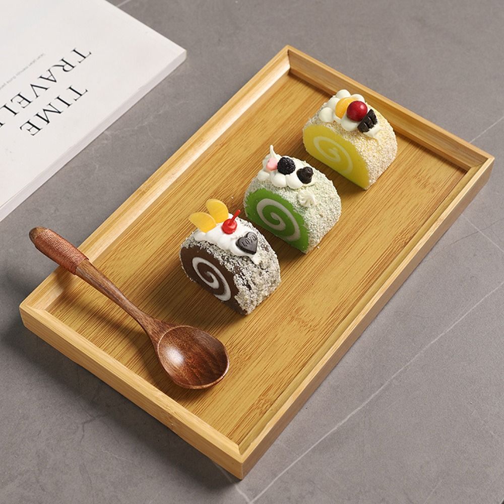 Bandeja Decorativa de Bambú Na - Coffee Tea Stand reseña y precio