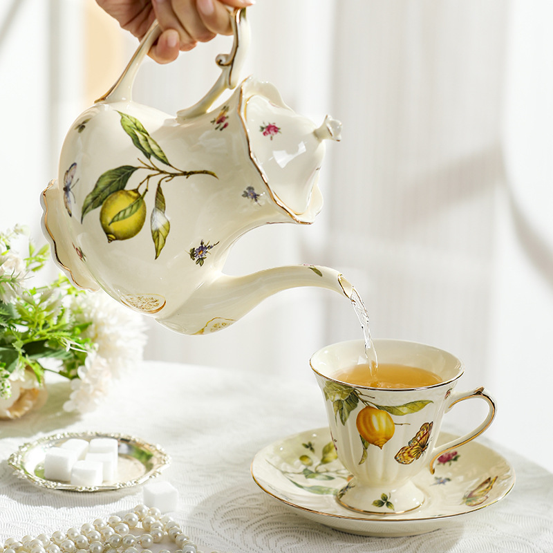 Juego de Té Estilo Campestre E - Lemon Tea Coffee reseña y precio