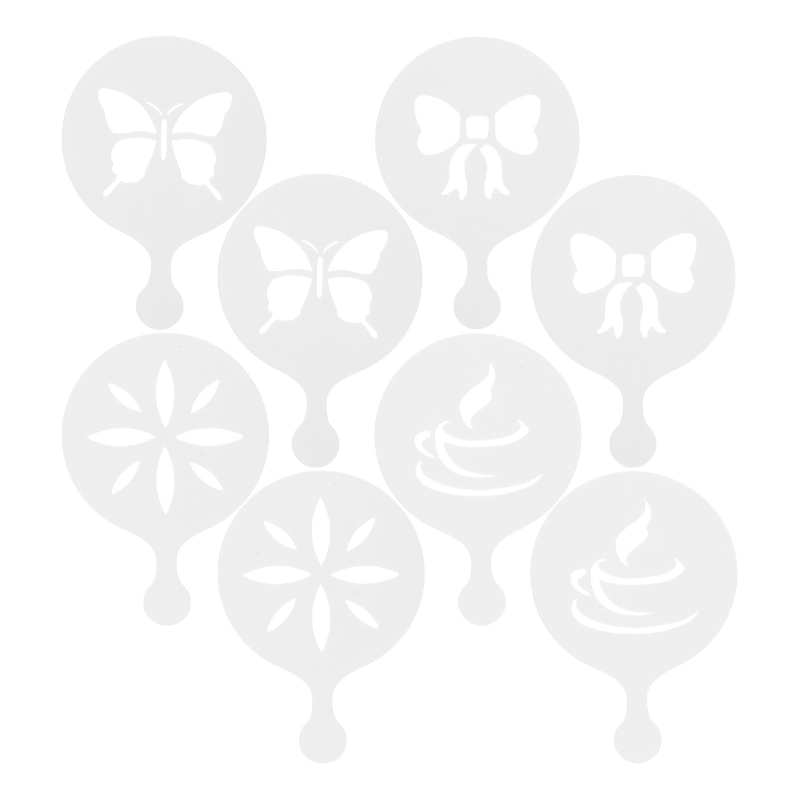 8 Plantillas Reutilizables de  - Coffee Stencil Art reseña y precio