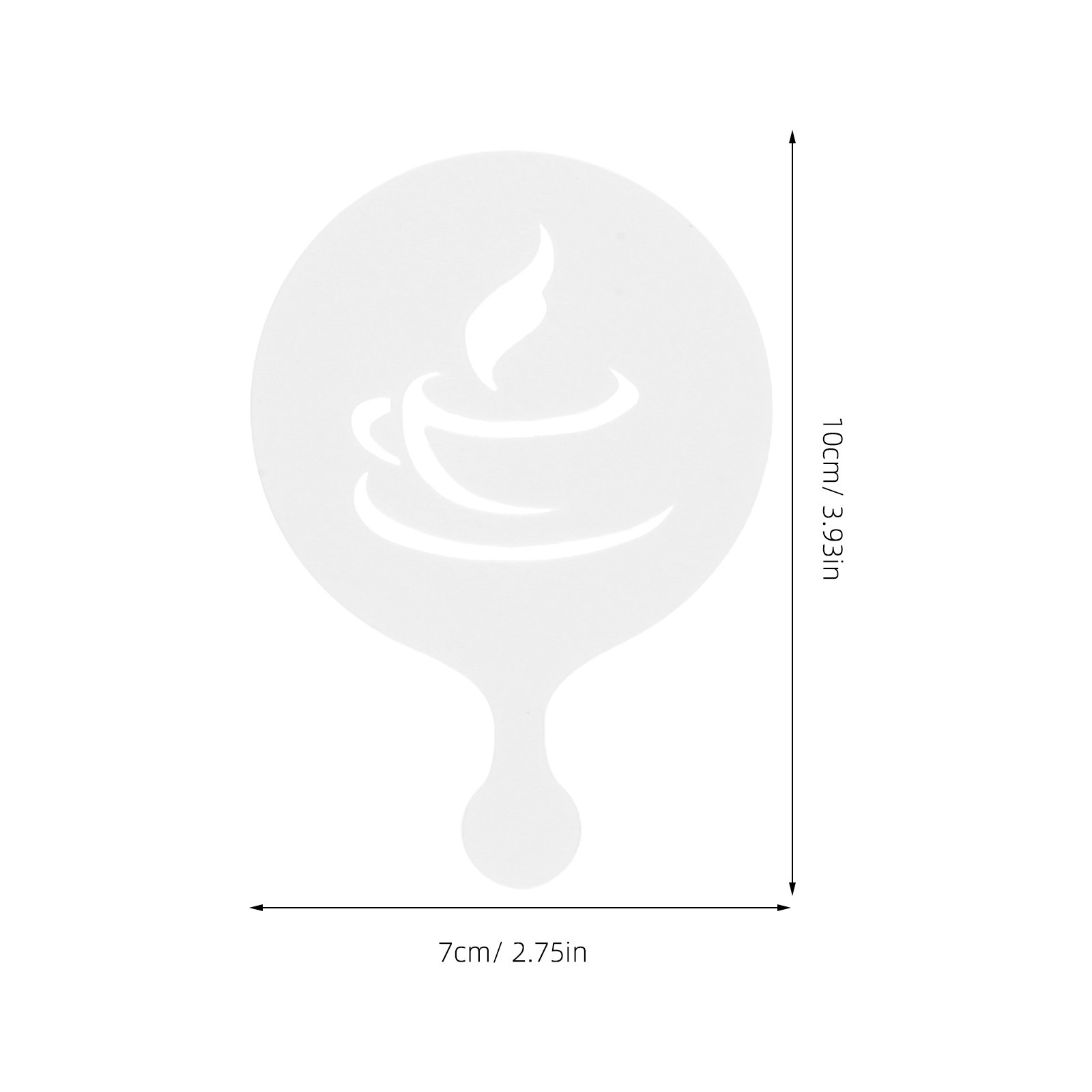 8 Plantillas Reutilizables de  - Coffee Stencil Art reseña y precio