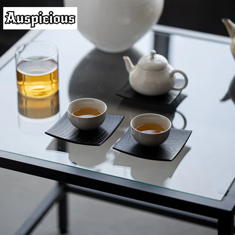 Posavasos Retro de madera maci - Coffee Tea Stand reseña y precio