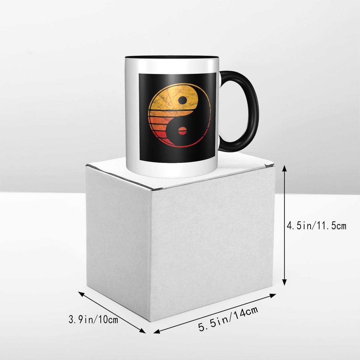 Taza de sol minimalista Vintag - Coffee Tea Yin Yang reseña y precio