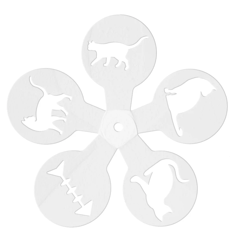 Plantillas de plástico para ca - Coffee Stencil Art reseña y precio