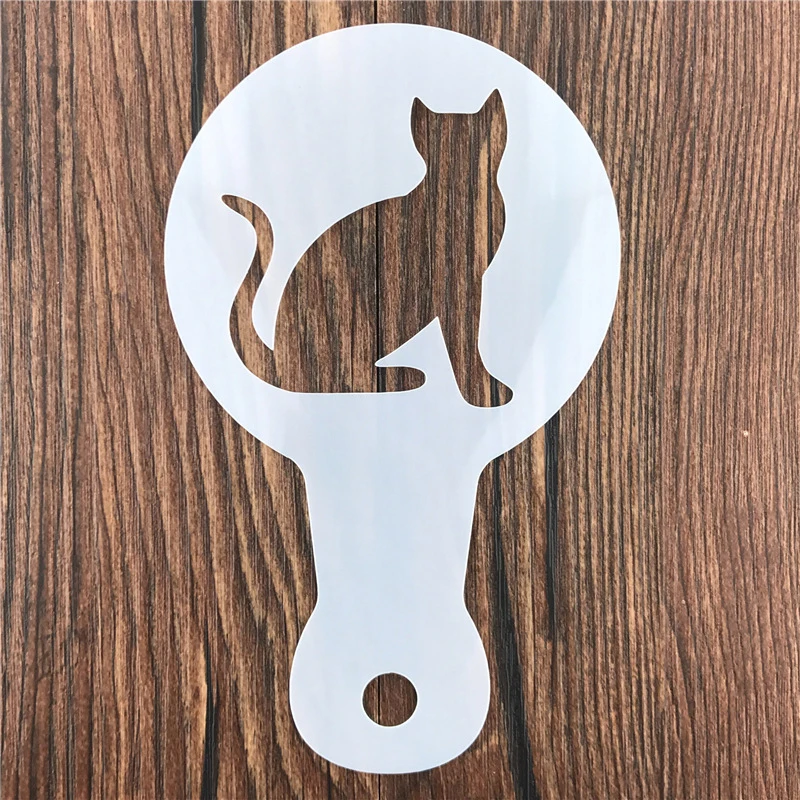 Plantillas de plástico para ca - Coffee Stencil Art reseña y precio