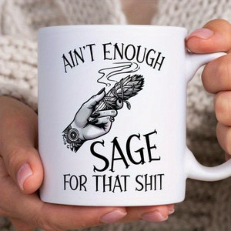 Taza de Cerámica Ain't Enough  - Coffee Or Tea Please reseña y precio