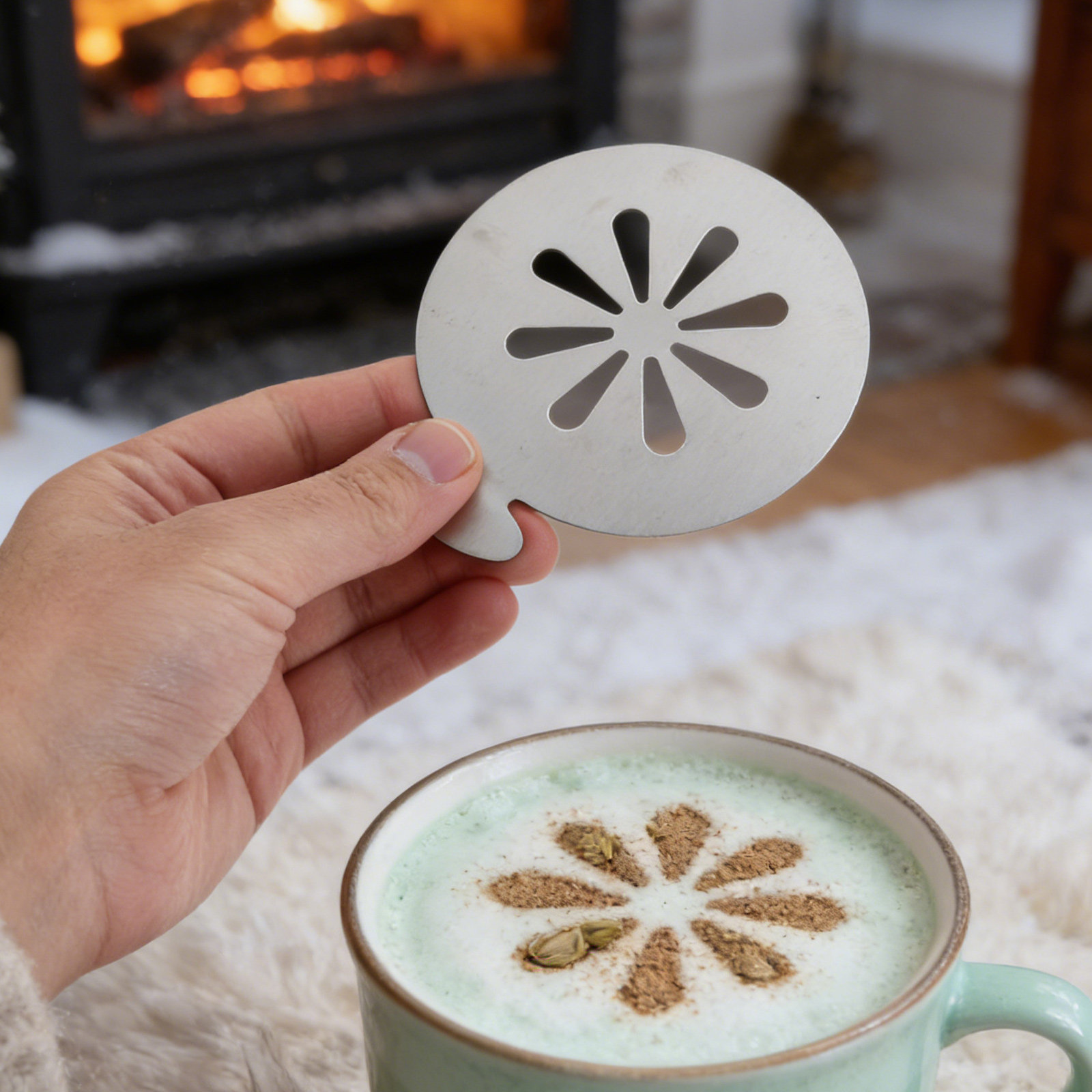 Plantillas de acero inoxidable - Coffee Stencil Art reseña y precio
