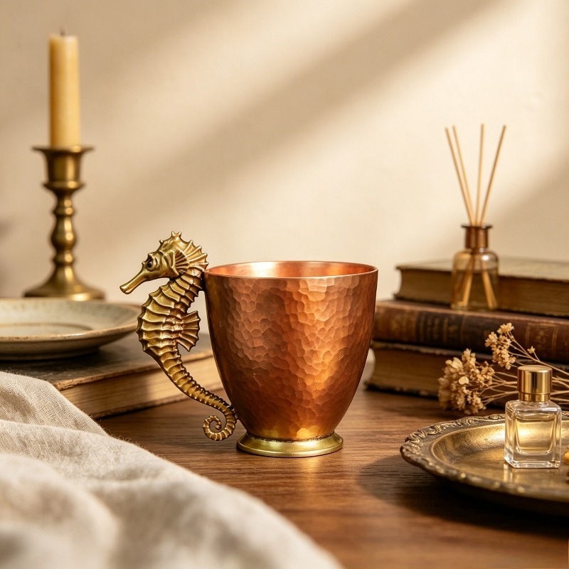 Taza de Café de Cobre Original - Coffee To Tea Meaning reseña y precio