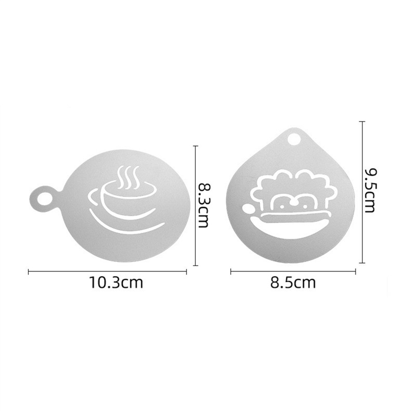 Plantilla de espuma de café de - Coffee Stencil Art reseña y precio