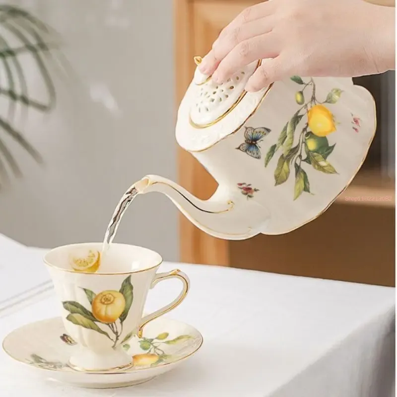Juego de tazas de café de cerá - Lemon Tea Coffee reseña y precio