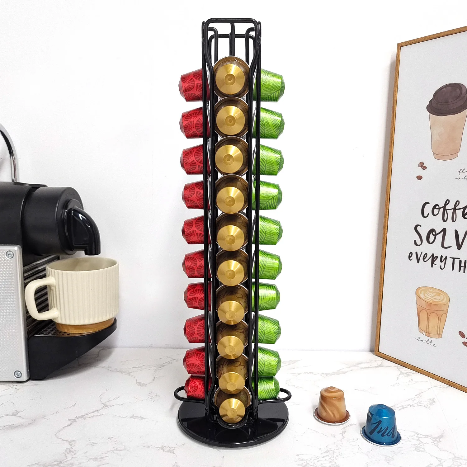 Soporte para cápsulas de café  - Coffee Tea Stand reseña y precio