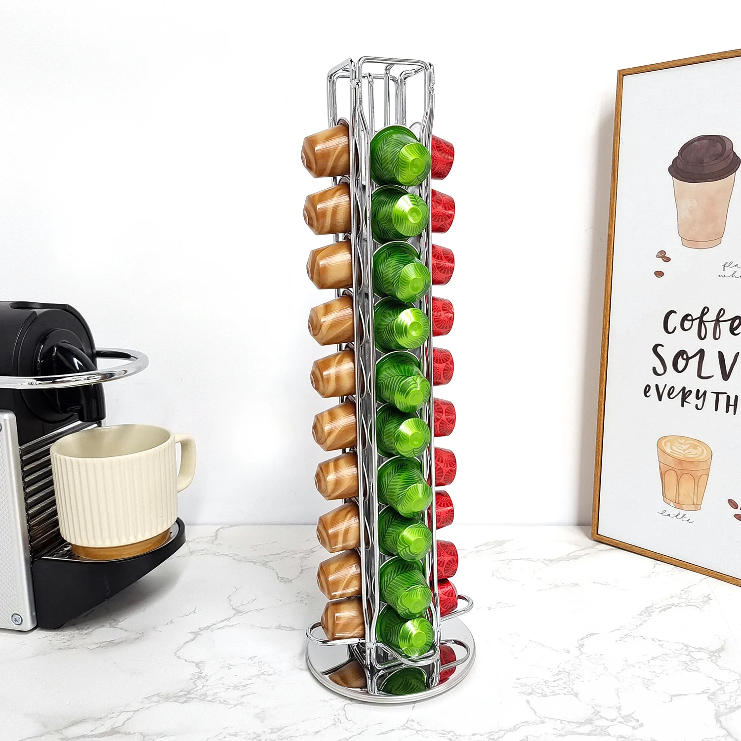 Soporte para cápsulas de café  - Coffee Tea Stand reseña y precio