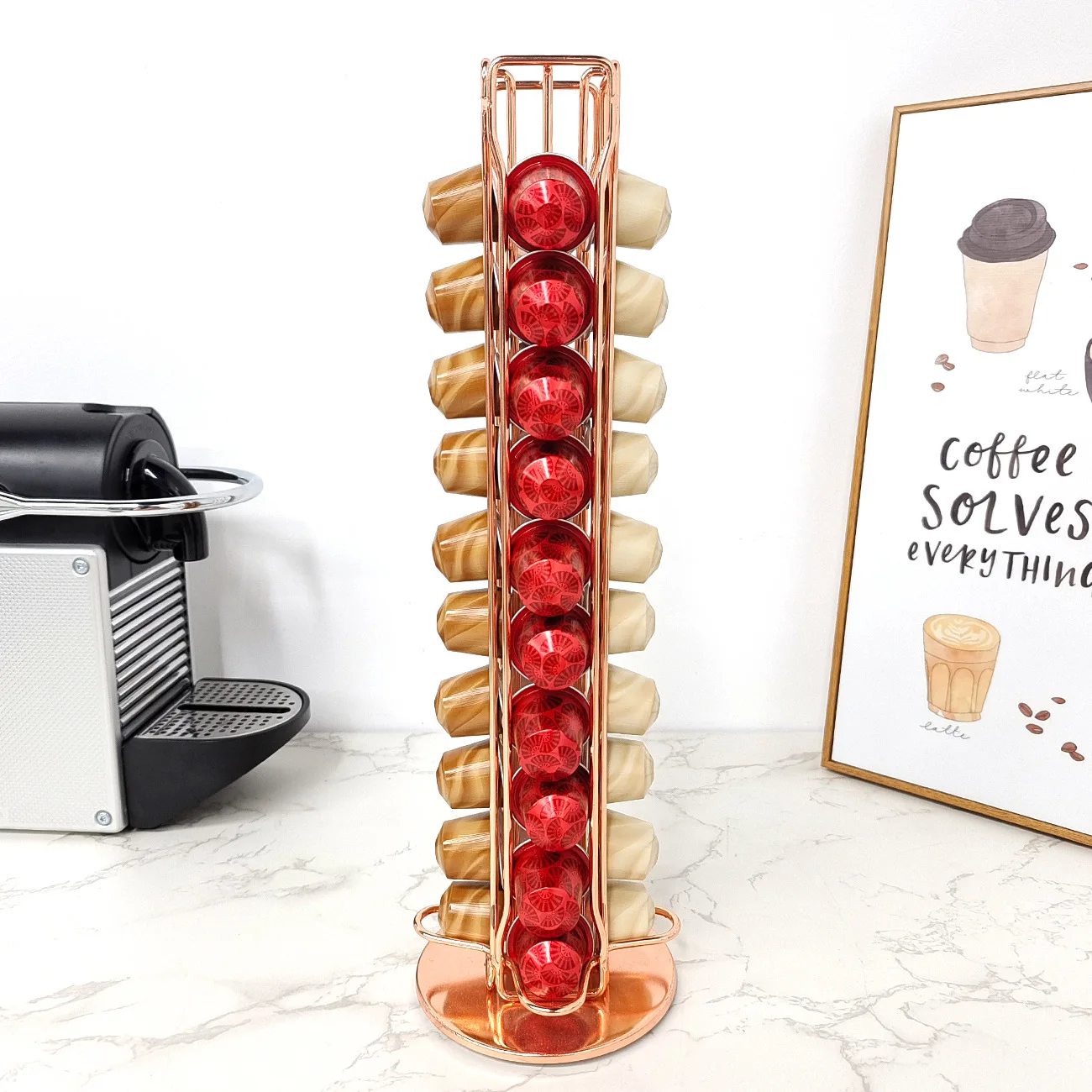 Soporte para cápsulas de café  - Coffee Tea Stand reseña y precio