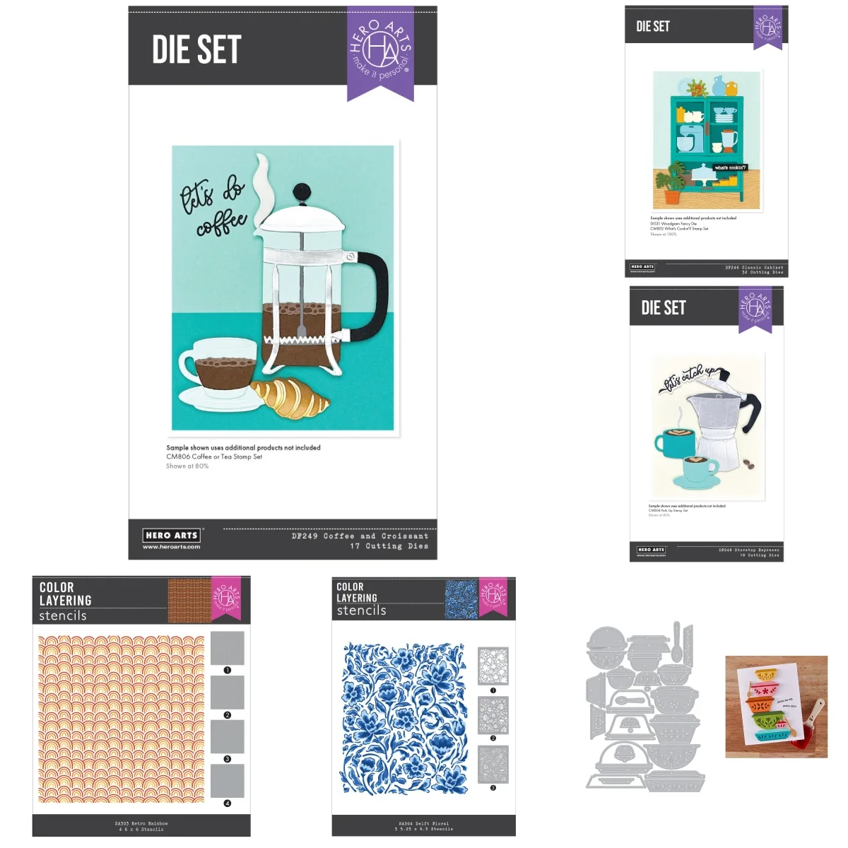 Troqueles de corte metálicos c - Coffee Stencil Art reseña y precio