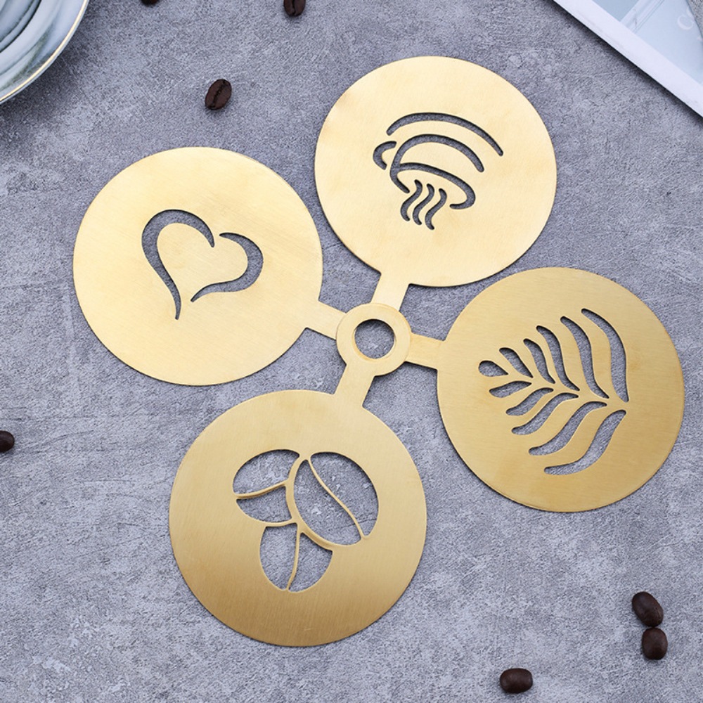 4 Moldes Reutilizables de Acer - Coffee Stencil Art reseña y precio