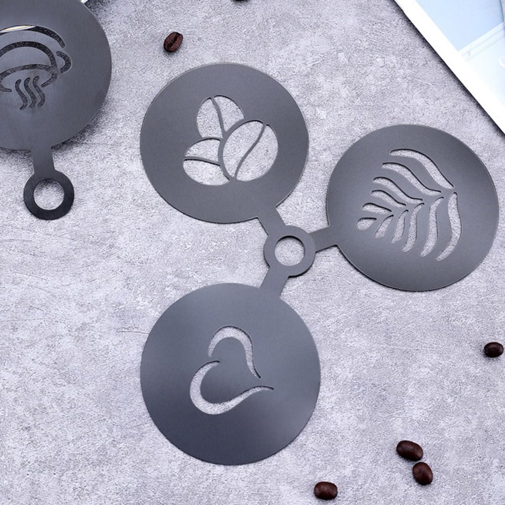 4 Moldes Reutilizables de Acer - Coffee Stencil Art reseña y precio