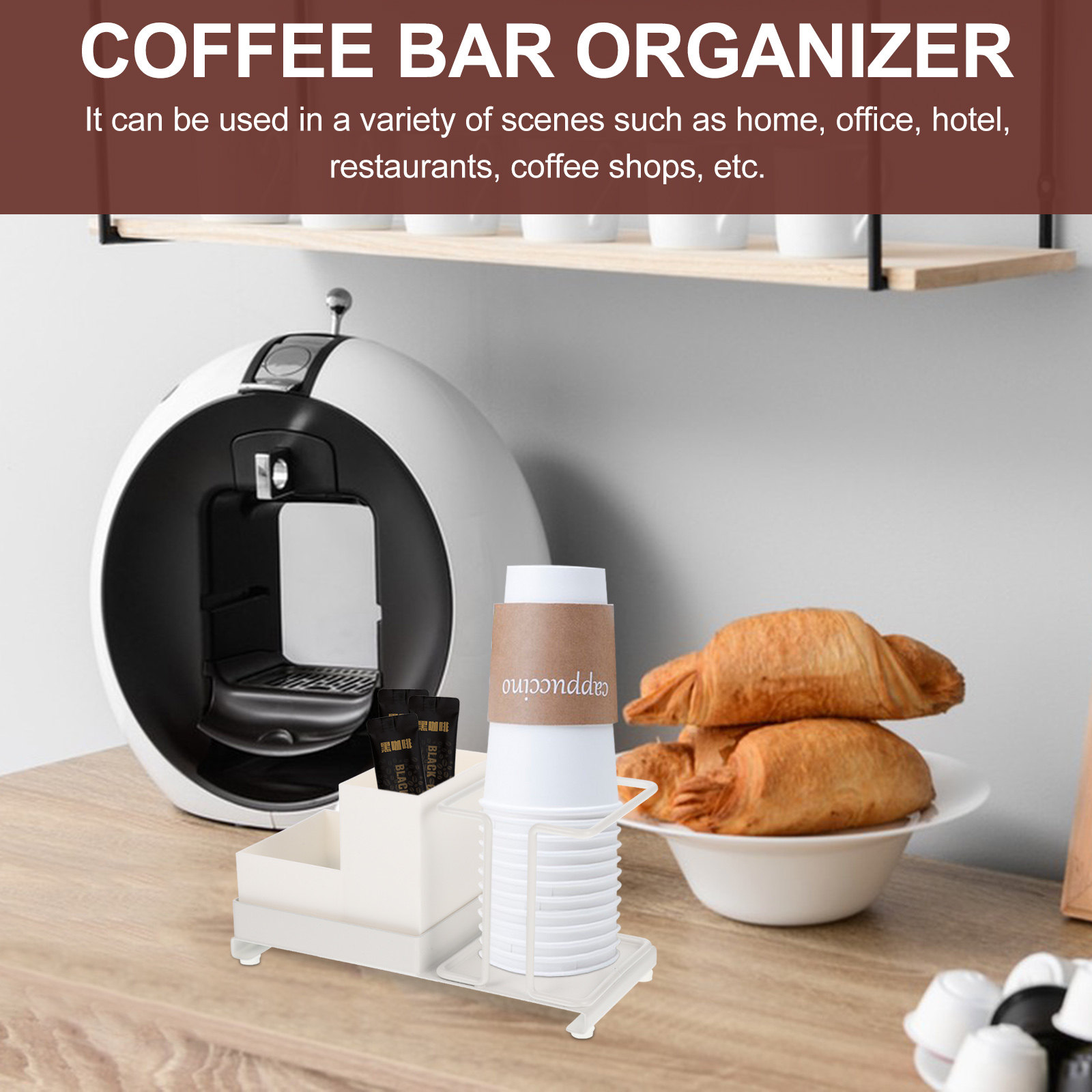 Organizador para Cafetería, Ca - Coffee Tea Box reseña y precio